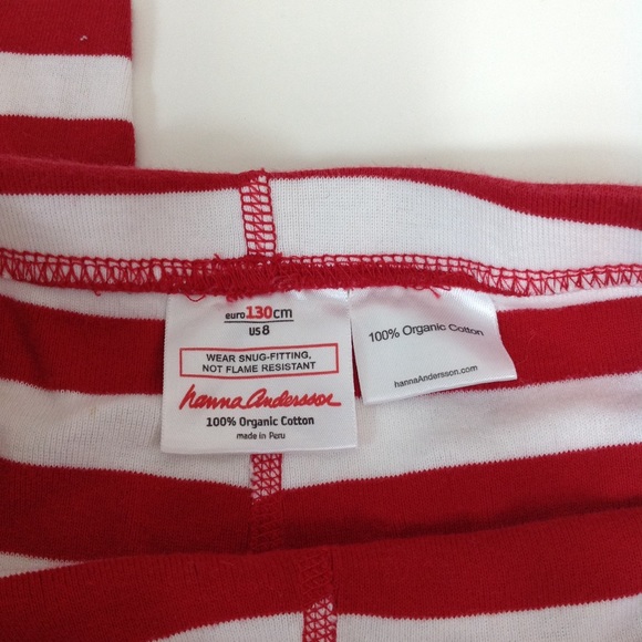 Hanna Andersson Striped Long John Pajama Pant - Picture 4 of 4
